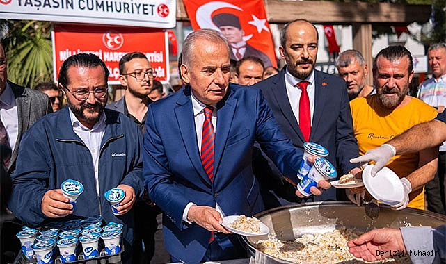 MHP’DEN CUMHURİYET BAYRAMI PİLAV İKRAMI
