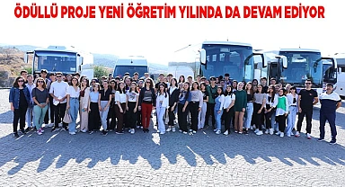 Ödüllü proje yeni öğretim yılında da devam ediyor 