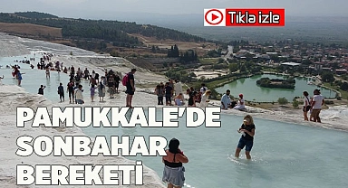 Pamukkale'de sonbahar bereketi