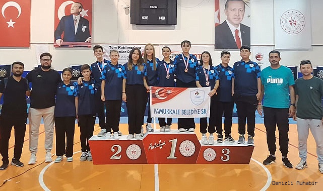 PAMUKKALELİ DARTÇILARDAN 13 MADALYA