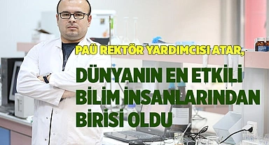 Prof.  Atar, Dünyanın En Etkili Bilim İnsanlarından birisi oldu