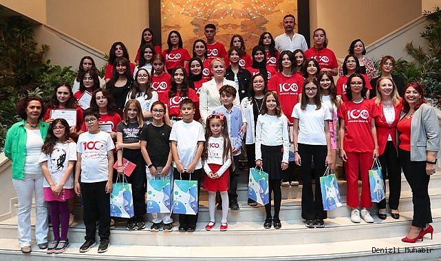 RESİM YARIŞMASINDA DERECEYE GİREN ÖĞRENCİLER ÖDÜLLENDİRİLDİ