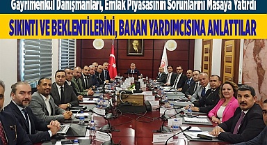 SIKINTI VE BEKLENTİLERİNİ, BAKAN YARDIMCISINA ANLATTILAR