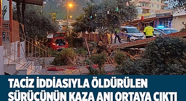 Taciz iddiasıyla bıçaklanarak öldürülen sürücünün kaza anı ortaya çıktı
