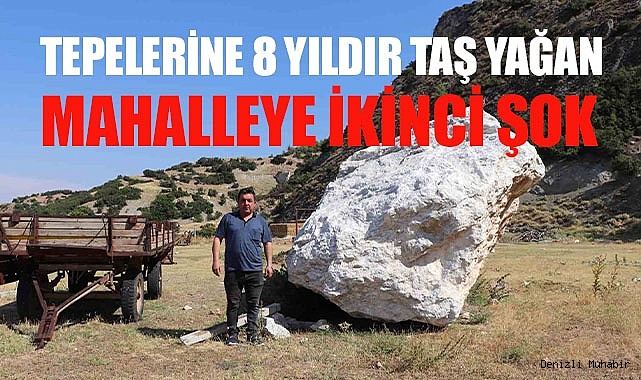 Tepelerine 8 yıldır taş yağan mahalleye ikinci şok