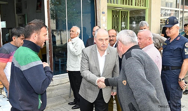 Vali Coşkun, Beyağaç ilçesinde incelemelerde bulundu
