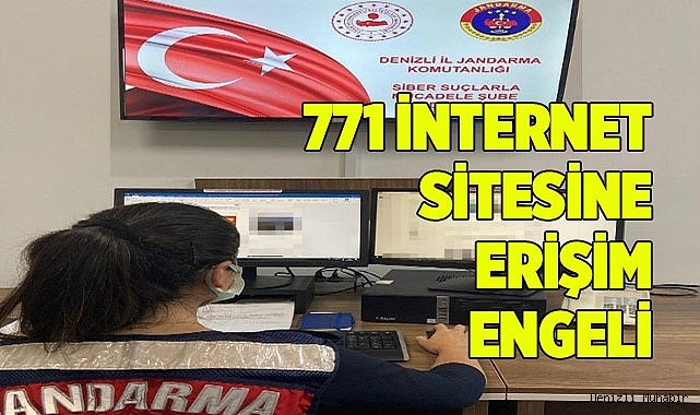771 internet sitesine erişim engeli