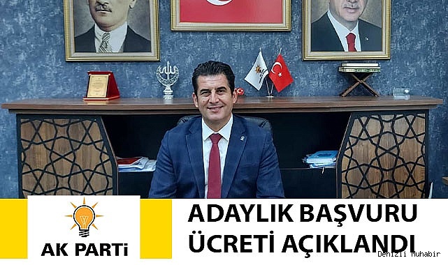 AK Parti'de adaylık başvuru ücretleri açıklandı