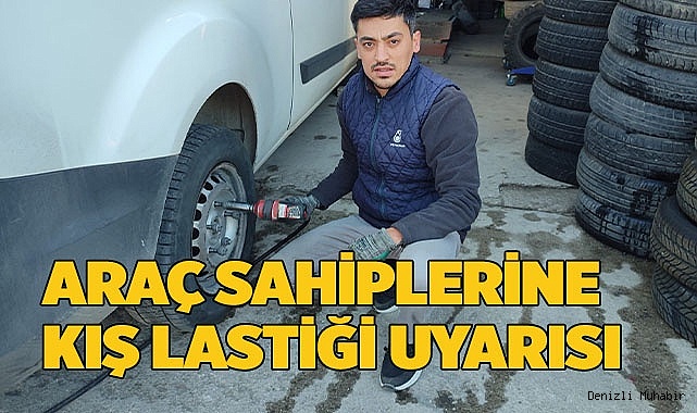 Araç sahiplerine kış lastiği uyarısı