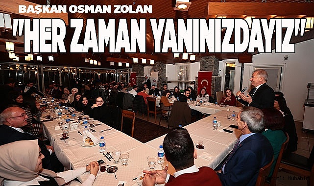 Başkan Zolan gönüllü eğitmenleri unutmadı