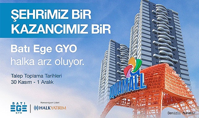 BATI EGE GYO HALKA ARZ OLUYOR