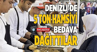 Bedava hamsi için kuyruk oluştu