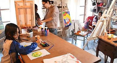 BULDAN’DA RESİM VE EBRU KURSUNA BÜYÜK İLGİ  