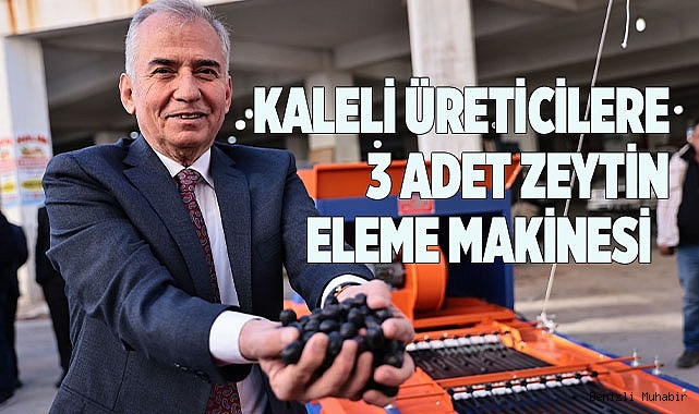 Büyükşehir’den zeytin üreticilerine bir destek daha  