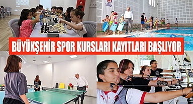 BÜYÜKŞEHİR SPOR KURSLARI KAYITLARI BAŞLIYOR