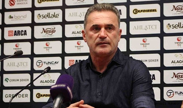 Çorum FK Teknik Direktörü Tahsin’den açıklama
