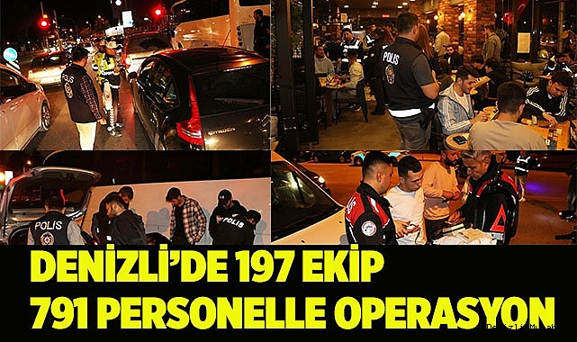 Denizli'de 791 personelle yapılan operasyonun detayları netleşti