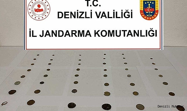 Denizli’de 93 parça tarihi eser ele geçirildi