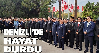 Denizli’de hayat durdu