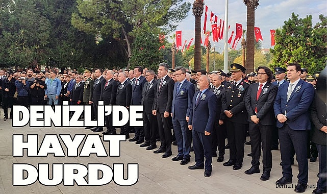 Denizli’de hayat durdu