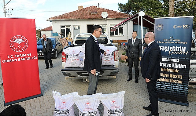 Denizli'de üretilen Taner ve Selçuklu buğday tohumları Eskişehir'de