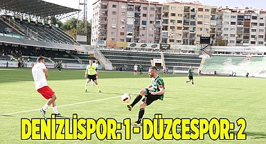 Denizlispor: 1 - Düzcespor: 2