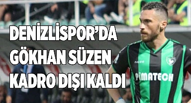 Denizlispor’da Gökhan Süzen kadro dışı kaldı