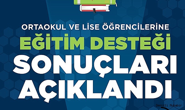PAMUKKALE BELEDİYESİ’NİN EĞİTİM YARDIMI SONUÇLARI AÇIKLANDI