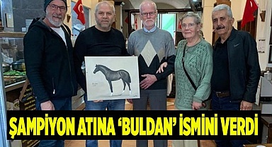 Şampiyon atına ‘Buldan’ ismini verdi