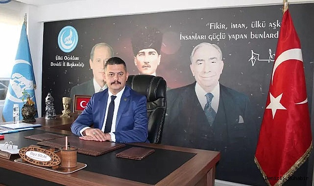 SOLAK: “EŞSİZ KAHRAMAN ATATÜRK'Ü ŞÜKRANLA YAD EDİYORUZ”