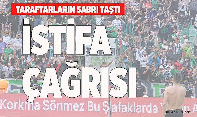 TARAFTARLARDAN  İSTİFA ÇAĞRISI