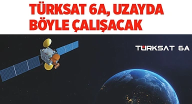 TÜRKSAT 6A, UZAYDA BÖYLE ÇALIŞACAK