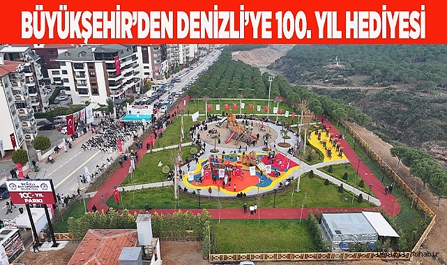 100. Yıl Parkı açıldı 