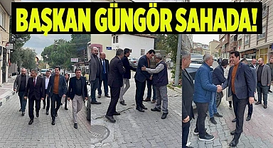 Başkan Güngör Sahada