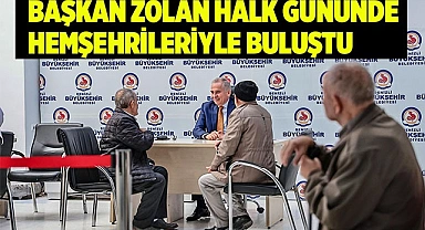 Başkan Zolan halk gününde hemşehrileriyle buluştu 