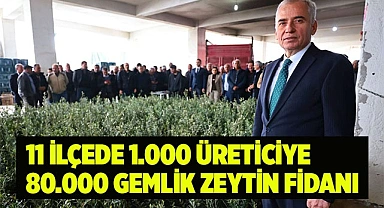 Büyükşehir’den zeytin fidanı seferberliği  