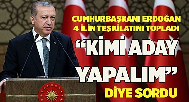 Cumhurbaşkanı, Denizli ve 3 ilin teşkilat üyeleriyle bir araya geldi