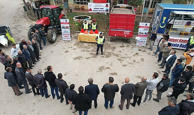 Denizli’de jandarmanın ‘Güvenli Tarım, Güvenli Traktör’ eğitimleri sürüyor