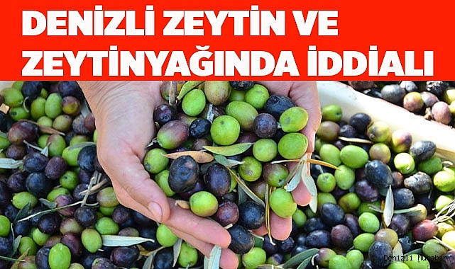 Denizli zeytin ve zeytinyağında iddialı