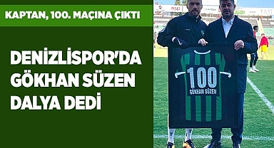 Denizlispor'da Gökhan Süzen 100. maçına çıktı