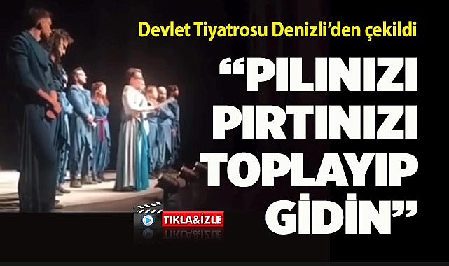 Devlet Tiyatrosu oyuncularına saygısızlık