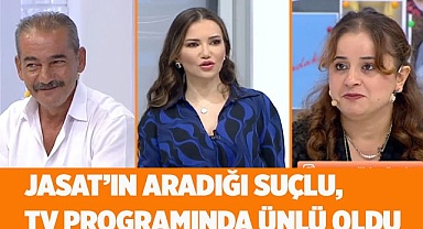 Hapis cezası ile aranıyormuş, günlerce televizyonda boy göstermiş