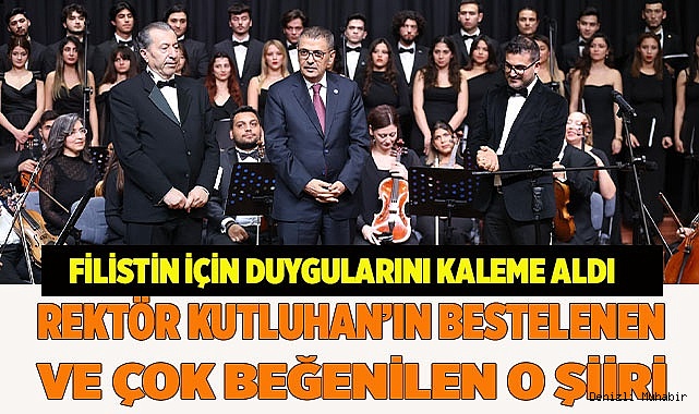 İşte!...Rektör Kutluhan’ın “Ağlamak istiyorum” şiiri