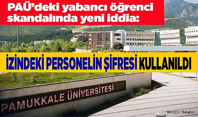  İzindeki personelin şifresi kullanıldı