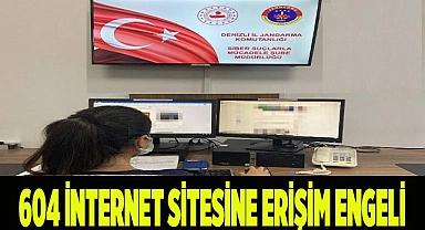 Jandarmadan 604 internet sitesine erişim engeli