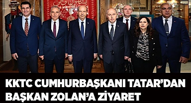 KKTC Cumhurbaşkanı Tatar’dan Başkan Zolan’a ziyaret 