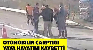 Otomobilin çarptığı yaya hayatını kaybetti