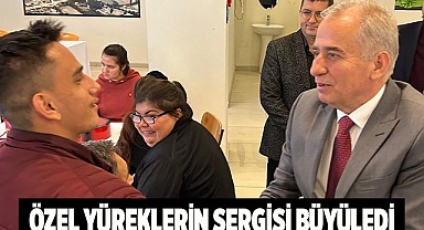 Özel yüreklerin sergisi büyüledi