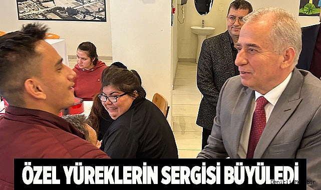 Özel yüreklerin sergisi büyüledi