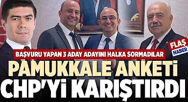 PAMUKKALE ANKETİ CHP'Yİ KARIŞTIRDI